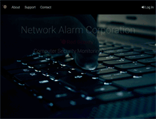 Tablet Screenshot of networkalarmcorp.com